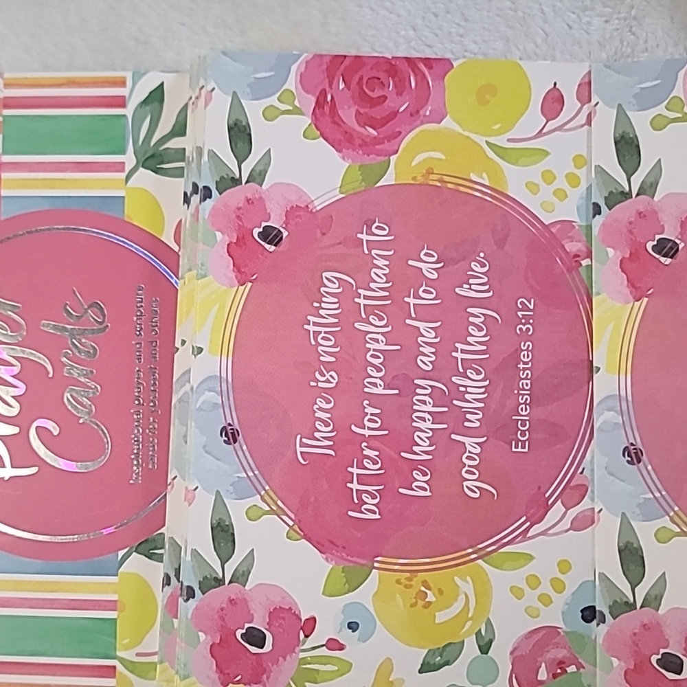 New PRAYER CARDS Includes 20 Unique Inspirational Bible Scripture Cards - Picture 5 of 6